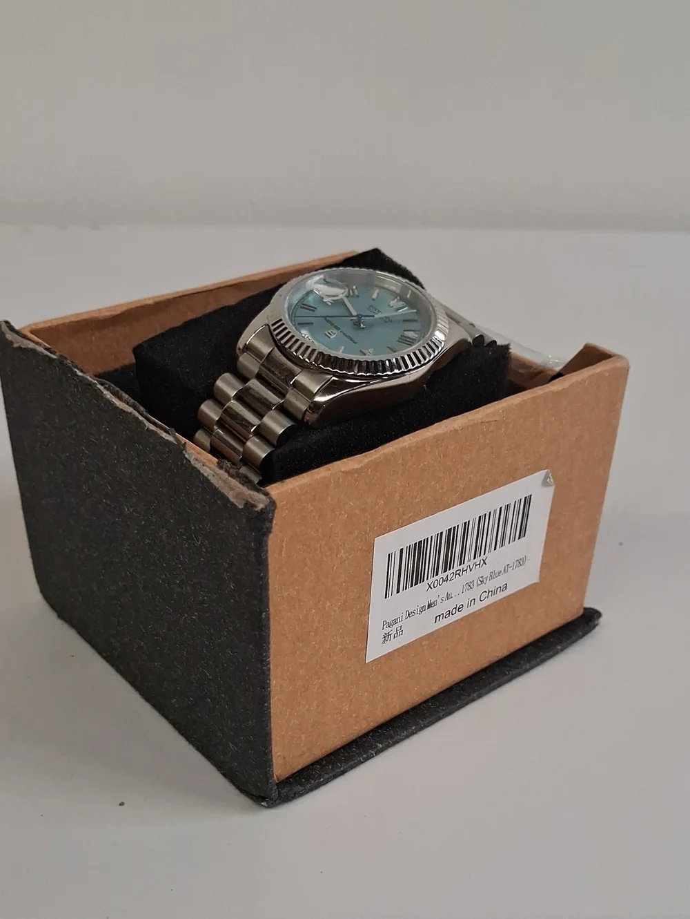 NWT Mens Pagani Design Men's Automatic Watch Sapphire Glass 100 Meter Resistant